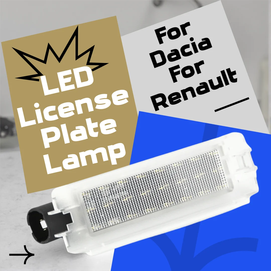 High Brightness White LED License Plate Light fit for Dacia Sandero I 2008 2009 2010 2011 2012 Number Plate Lamp 7700433414
High Brightness White LED License Plate Light fit for Dacia Sandero I 2008 2009 2010 2011 2012 Number Plate Lamp 7700433414