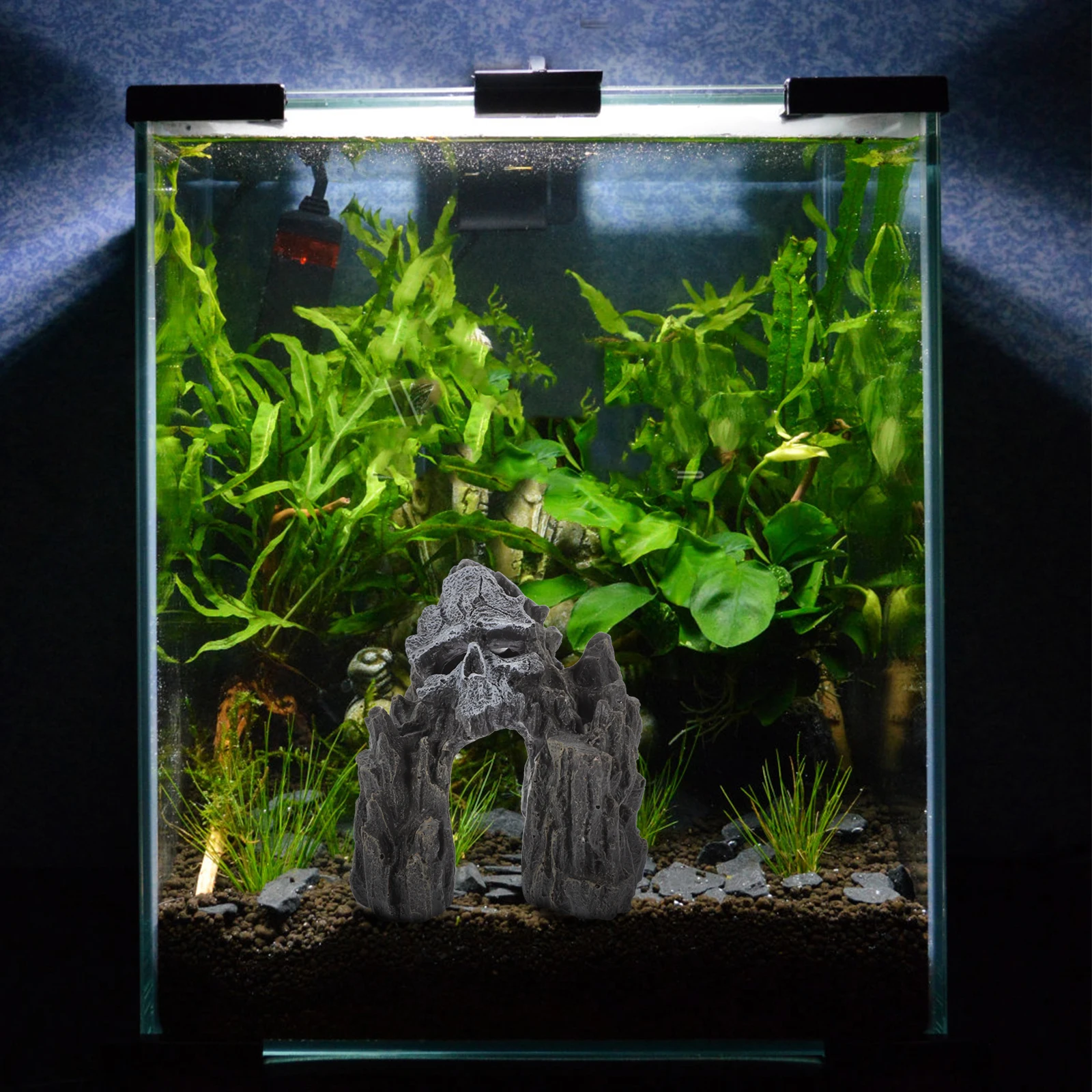Skull Cave Decoration Resin Fish Tank Shrimp Hideout Aquarium Shelter Terrarium Landscaping nament Pet Supplies
Skull Cave Decoration Resin Fish Tank Shrimp Hideout Aquarium Shelter Terrarium Landscaping nament Pet Supplies