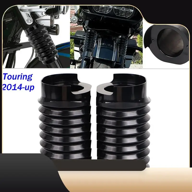 1Pair Gloss Black Fork Boot Slider Can Covers Replacement Parts For Street Glide FLHX FLHXS 14-Up
1Pair Gloss Black Fork Boot Slider Can Covers Replacement Parts For Street Glide FLHX FLHXS 14-Up