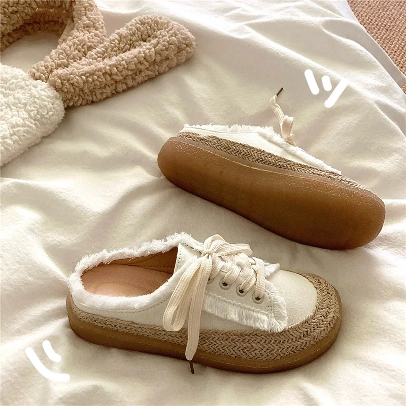 Q Elastic Jelly Sole Canvas Shoes Women's Summer Lazy Vacation Style Slip-On round Toe Flat Laced Low Top Casual Sneakers
Q Elastic Jelly Sole Canvas Shoes Women's Summer Lazy Vacation Style Slip-On round Toe Flat Laced Low Top Casual Sneakers