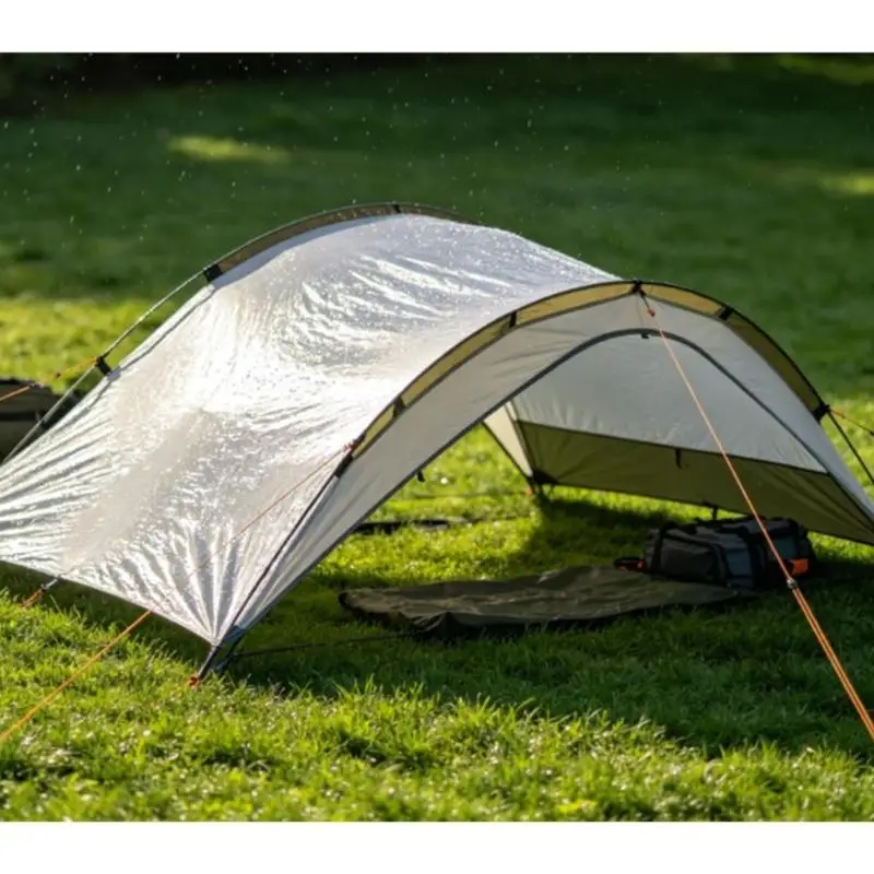 39BB Polyester Waterproof Camping Tarp With UPF50+ Sun Protections And Silver Coating For Outdoor Shelter DIY Projects
39BB Polyester Waterproof Camping Tarp With UPF50+ Sun Protections And Silver Coating For Outdoor Shelter DIY Projects