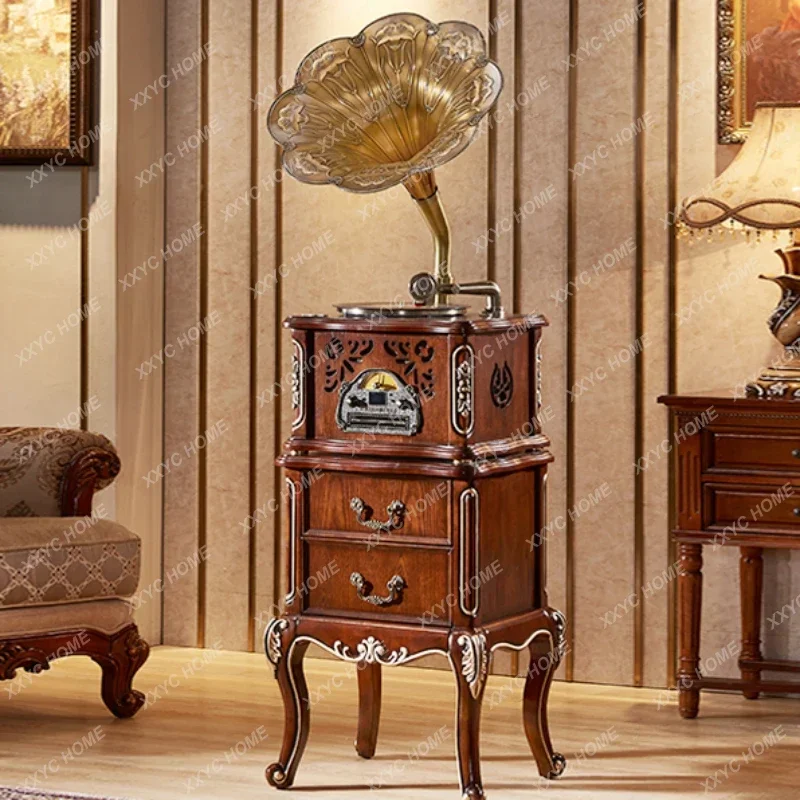 American-Style Solid Wood Phonograph Retro Speaker Audio Record Player European-Style Vinyl Record Player
American-Style Solid Wood Phonograph Retro Speaker Audio Record Player European-Style Vinyl Record Player
