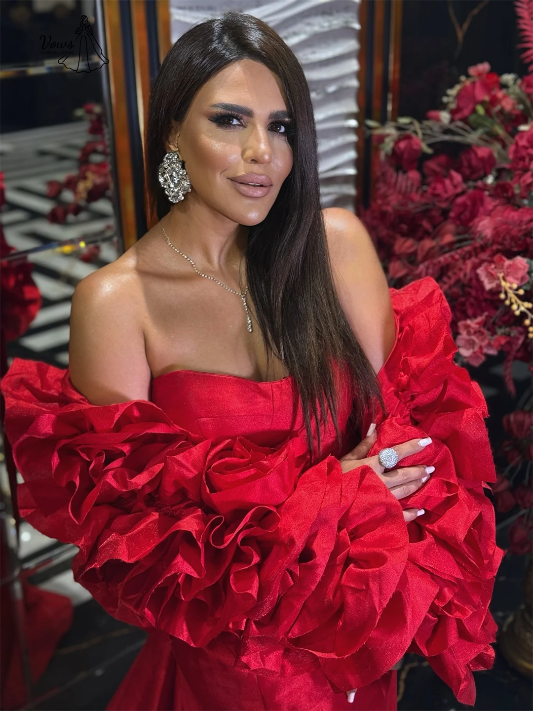 Бальное платье Vows с открытыми плечами, юбка «рыбий хвост», роскошное вечернее платье, платья с цветочными рукавами, элегантное вечернее платье
Бальное платье Vows с открытыми плечами, юбка «рыбий хвост», роскошное вечернее платье, платья с цветочными рукавами, элегантное вечернее платье