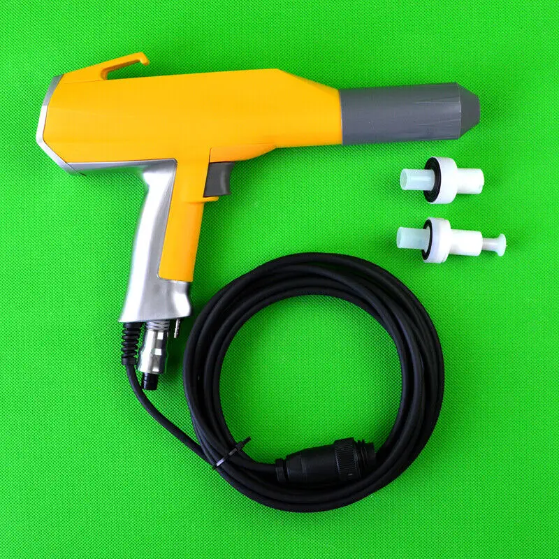 Electrostatic powder coating spray gun w/ 2pcs nozzle for Gema 02 optiflex F
Electrostatic powder coating spray gun w/ 2pcs nozzle for Gema 02 optiflex F