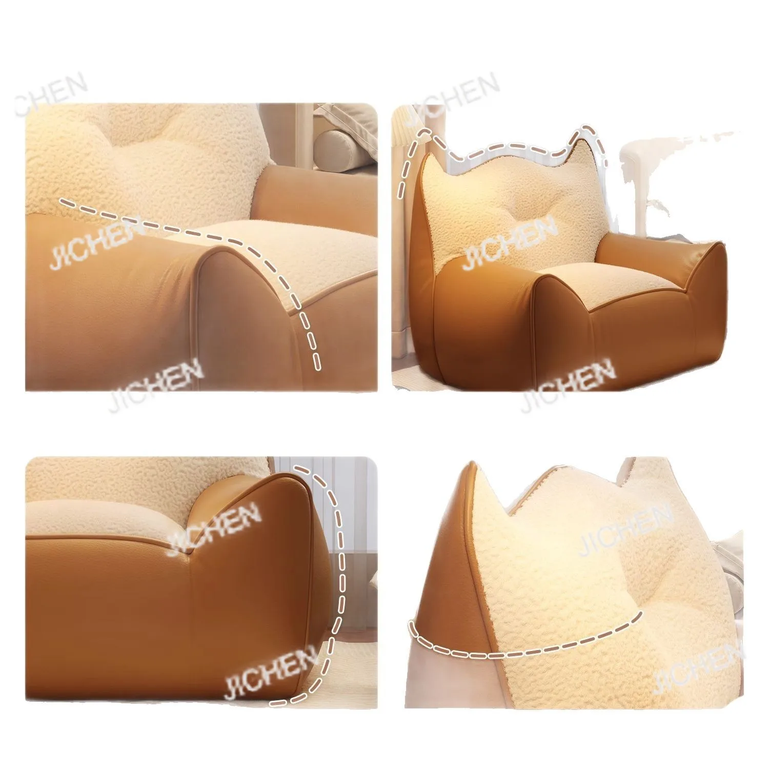 Ленивый диван-реклайнер для сна, односпальный диван для спальни, компактный диван-гнездо для балкона, маленький диван-татами.
Ленивый диван-реклайнер для сна, односпальный диван для спальни, компактный диван-гнездо для балкона, маленький диван-татами.