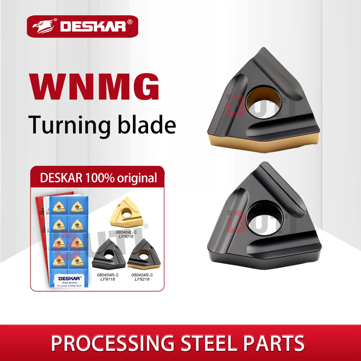 DESKAR 100% Original WNMG080404R-S WNMG080404L-S WNMG080408R-S WNMG080408L-S LF9018 LF9118 LF9218 Turning Tools Carbide Inserts
DESKAR 100% Original WNMG080404R-S WNMG080404L-S WNMG080408R-S WNMG080408L-S LF9018 LF9118 LF9218 Turning Tools Carbide Inserts
