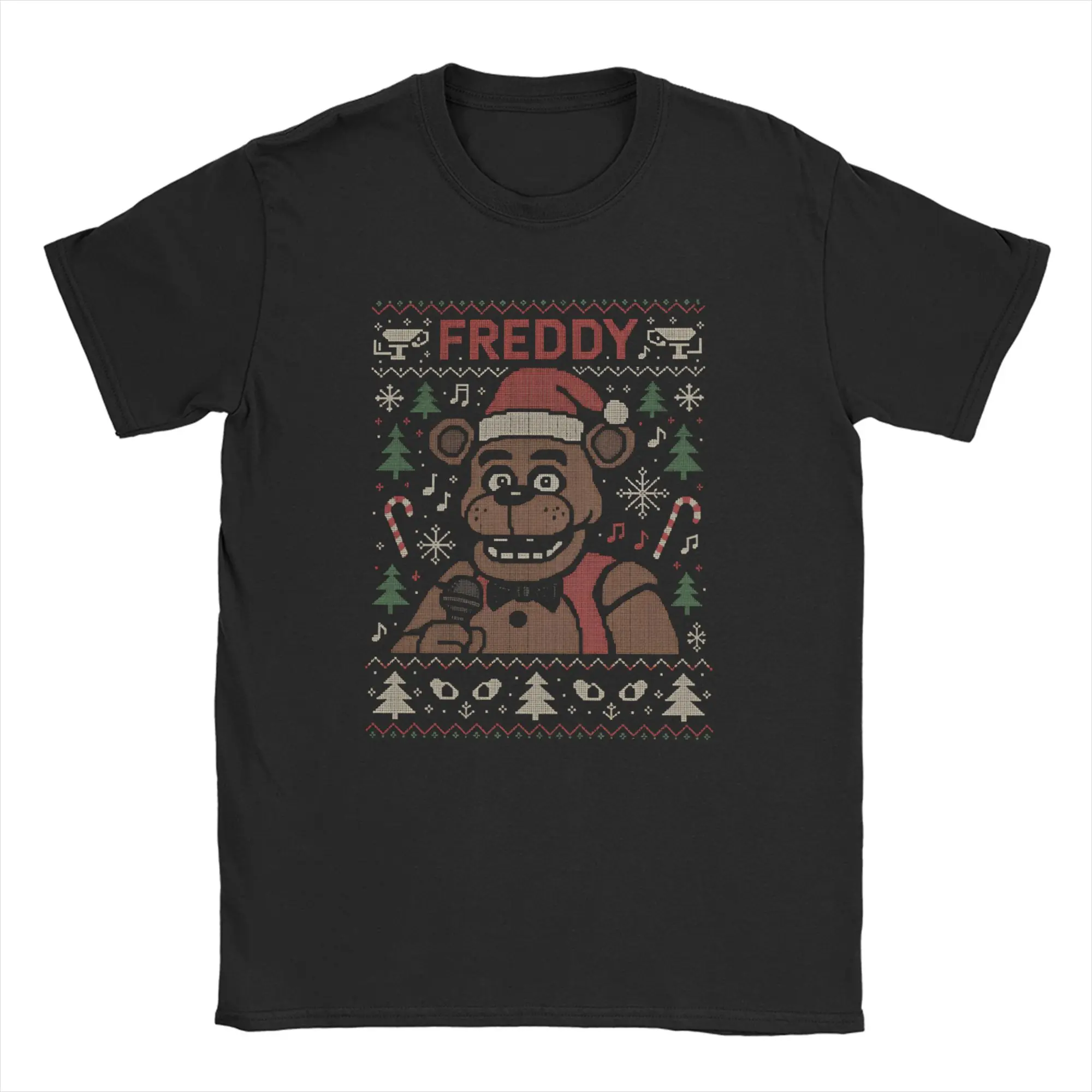 FNAF At Freddys 100 Cotton T Shirt For Couple Summer Y2K Fun T Shirts O Neck Harajuku Tees Big Size Pattern Clothing
FNAF At Freddys 100 Cotton T Shirt For Couple Summer Y2K Fun T Shirts O Neck Harajuku Tees Big Size Pattern Clothing