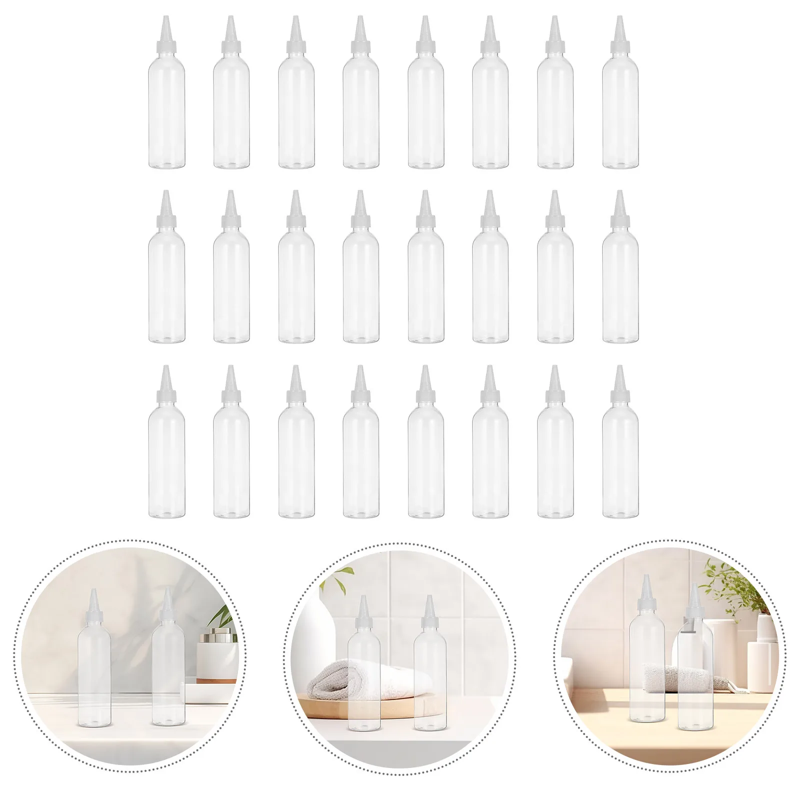 24pcs Transparent Squeeze Bottles 100Ml Leakproof Refillable Plastic Containers For Travel Lotion Shampoo Conditioner Glue Craft
24pcs Transparent Squeeze Bottles 100Ml Leakproof Refillable Plastic Containers For Travel Lotion Shampoo Conditioner Glue Craft