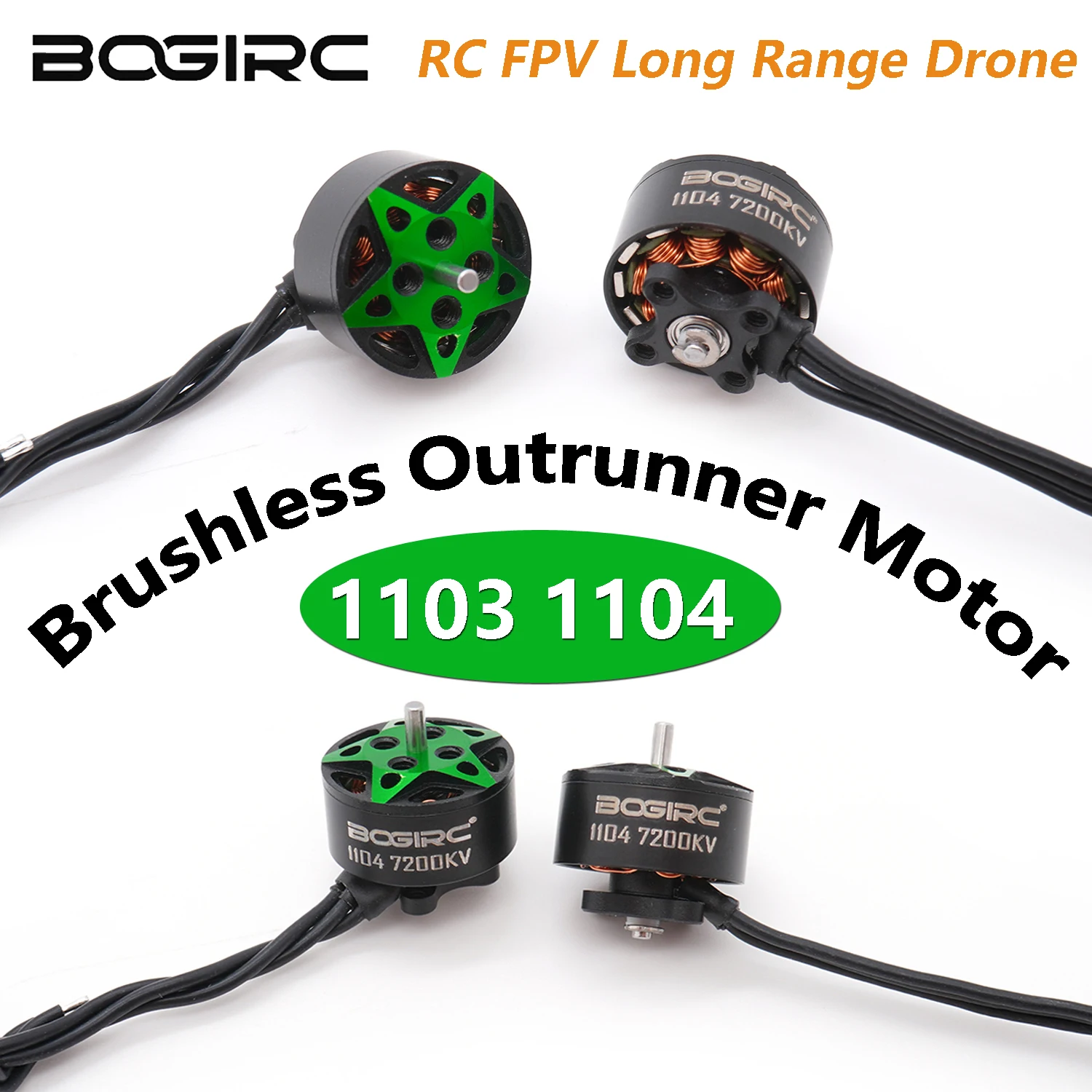 1/4PCS BOGIRC 1103 1104 Brushless Outrunner Motor 4300/7200/8000/8500/11000KV 1-4S for 3-Blade Propeller RC FPV Long Range Drone
1/4PCS BOGIRC 1103 1104 Brushless Outrunner Motor 4300/7200/8000/8500/11000KV 1-4S for 3-Blade Propeller RC FPV Long Range Drone