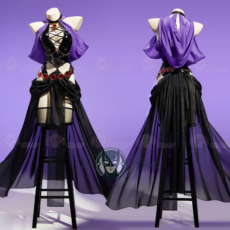Anime Sabbat of the Witch Cosplay Costume New Purple Dancing Maiden Leather Dress Outfit Christmas Halloween party Uniform
Anime Sabbat of the Witch Cosplay Costume New Purple Dancing Maiden Leather Dress Outfit Christmas Halloween party Uniform