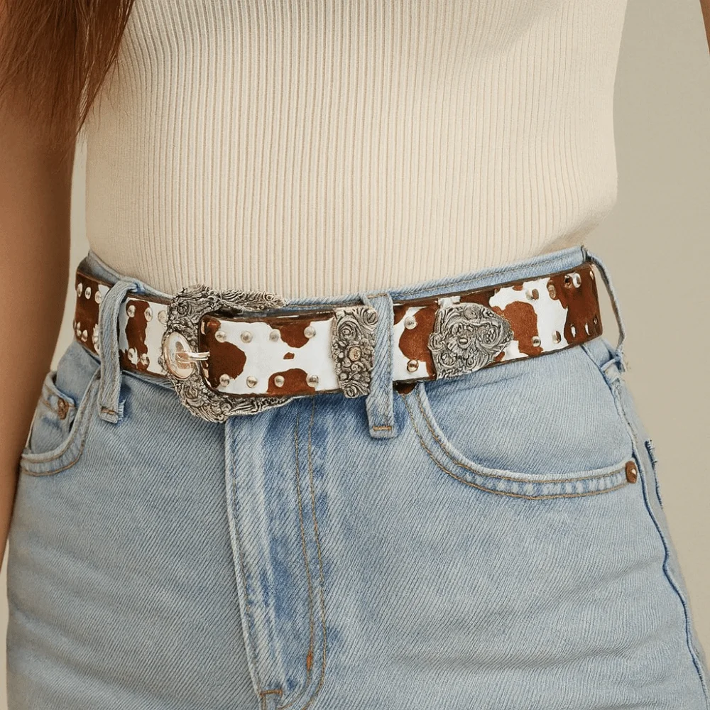 Punk Style Rivet Waist Belt Vintage PU Leather Leopard Print Belt Gothic Metal Buckle Y2k Waist Belt Jeans Decoration
Punk Style Rivet Waist Belt Vintage PU Leather Leopard Print Belt Gothic Metal Buckle Y2k Waist Belt Jeans Decoration