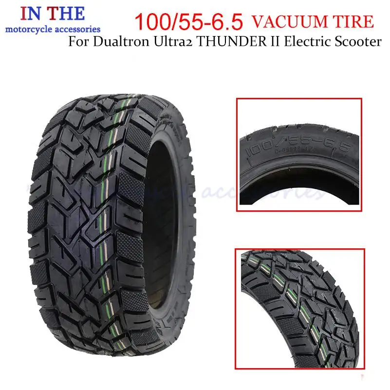 Electric Scooter 100/55-6.5 Thickened Vacuum Tire for Kaabo Wolf King GTR Dualtron Ultra2 THUNDER II 11 Inch Tubeless Tyres
Electric Scooter 100/55-6.5 Thickened Vacuum Tire for Kaabo Wolf King GTR Dualtron Ultra2 THUNDER II 11 Inch Tubeless Tyres