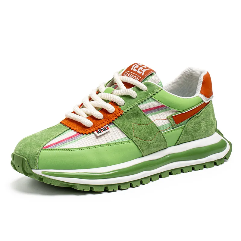 New men's thick-soled casual sports shoes, anti-slip height-increasing board shoes, canvas, breathable for spring and autumn
New men's thick-soled casual sports shoes, anti-slip height-increasing board shoes, canvas, breathable for spring and autumn