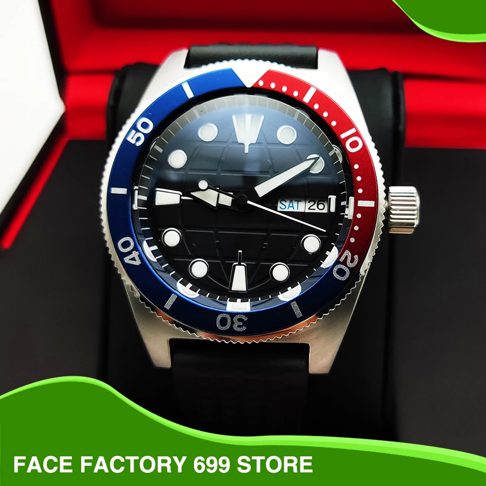 Luxury 38mm Red Blue Ring Automatic Men's Mechanical Watch Super Bright Green Luminous NH36 Movement Waterproof Case Sapphire Gl
Luxury 38mm Red Blue Ring Automatic Men's Mechanical Watch Super Bright Green Luminous NH36 Movement Waterproof Case Sapphire Gl