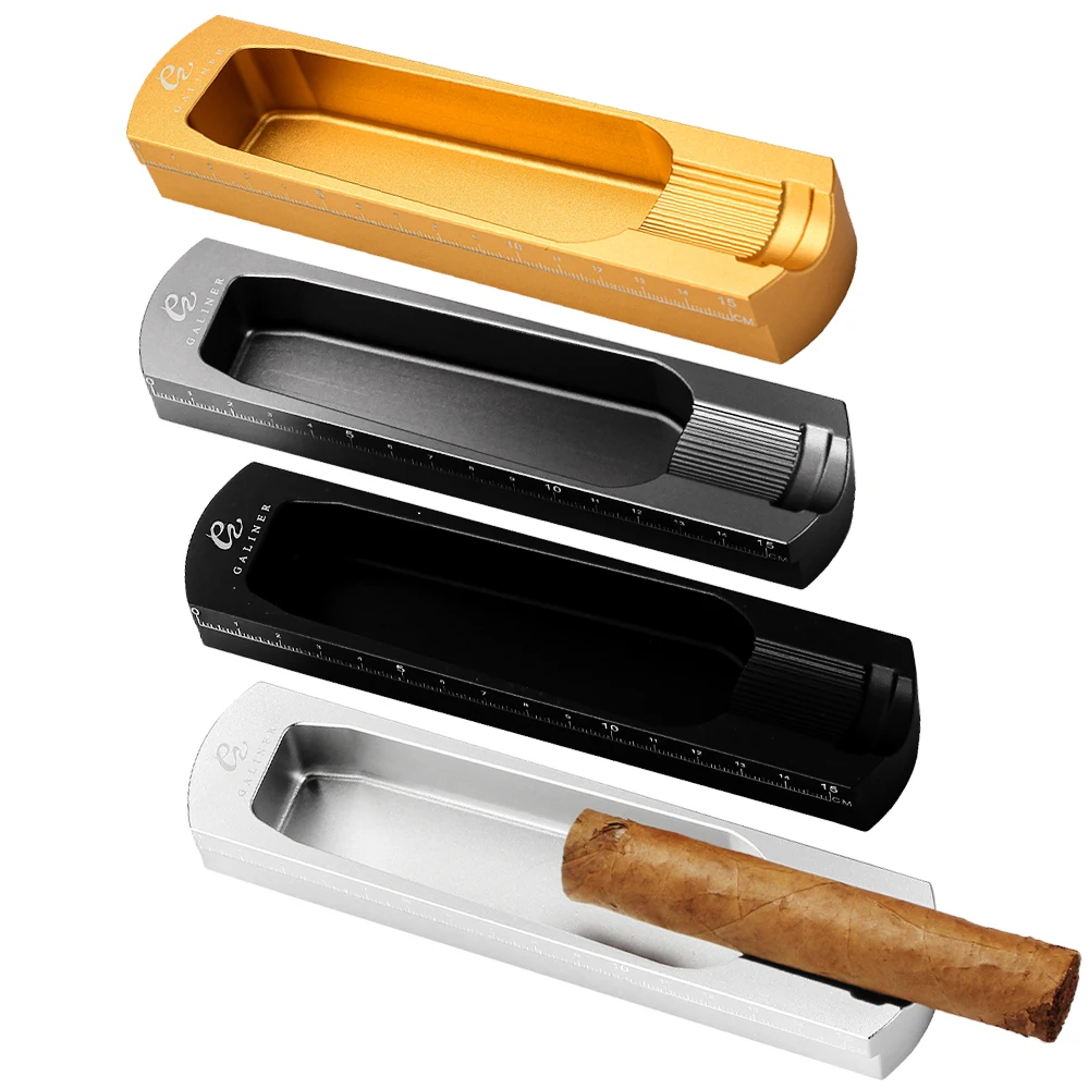 GALINER Metal Ashtray Cigar Holder Single Slot Home Travel Ashtrays Smoking Accessories Cigar Tool
GALINER Metal Ashtray Cigar Holder Single Slot Home Travel Ashtrays Smoking Accessories Cigar Tool