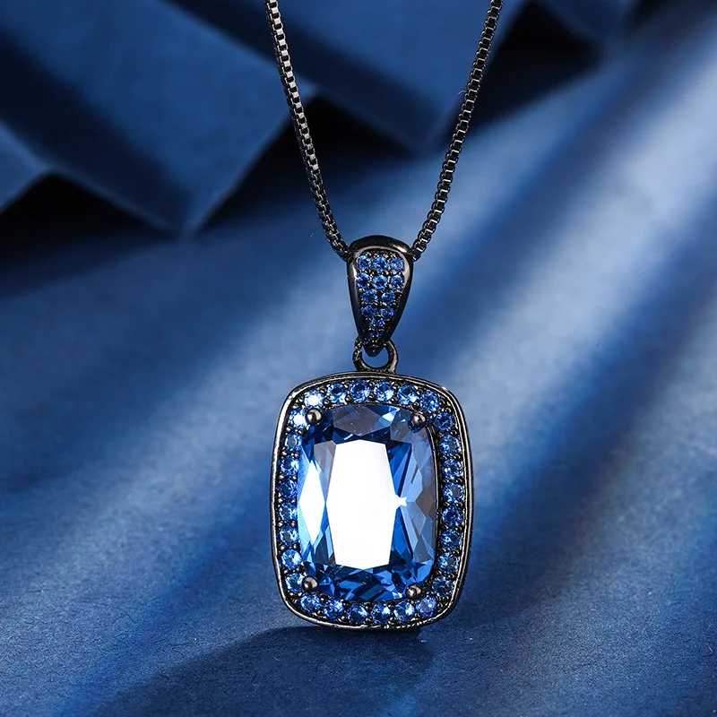 Blue Square High Carbon Diamond Neck Pendants Women Necklace Adjustable Ring Accessories Luxury Jewelry Gift To Girlfriend Boho
Blue Square High Carbon Diamond Neck Pendants Women Necklace Adjustable Ring Accessories Luxury Jewelry Gift To Girlfriend Boho