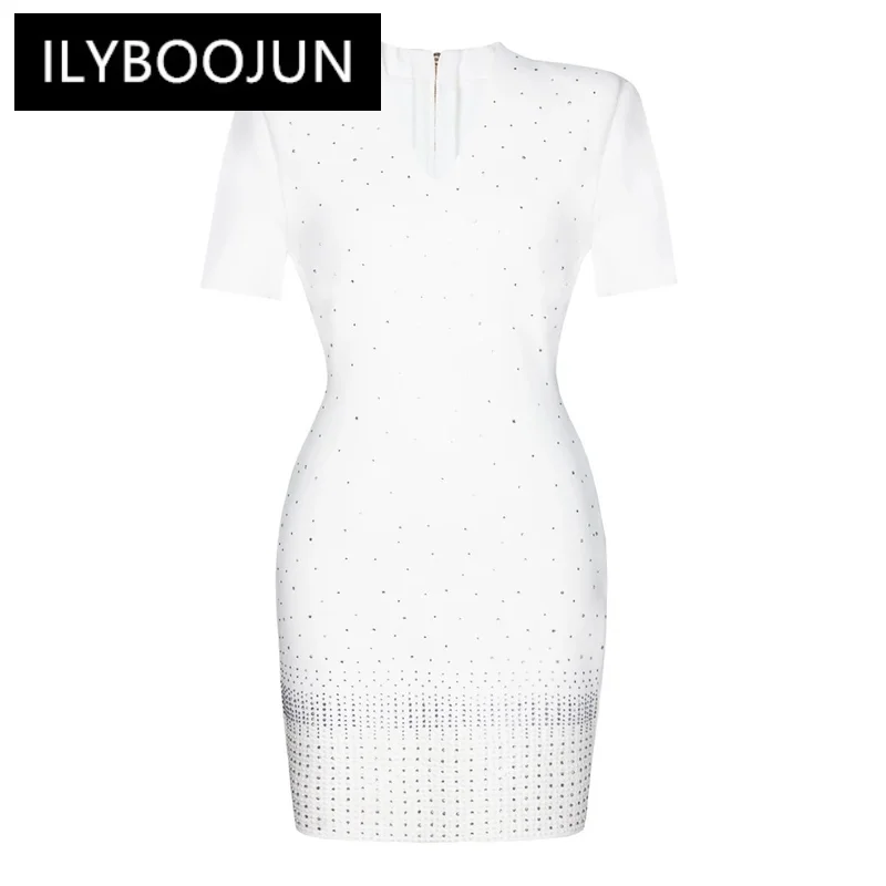 Spot 2024 European And American Summer New Internet Celebrity Celebrity V-neck Hot Diamond Waist Slim Short-sleeved Knit Dress
Spot 2024 European And American Summer New Internet Celebrity Celebrity V-neck Hot Diamond Waist Slim Short-sleeved Knit Dress