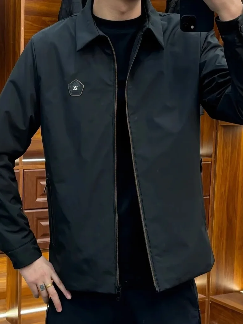 Sli Men's Spring Autumn Flip-Collar Jaet New Faionable Ele Versatile Lightweight Cool Slim Fit Antibacterial Zipper
Sli Men's Spring Autumn Flip-Collar Jaet New Faionable Ele Versatile Lightweight Cool Slim Fit Antibacterial Zipper