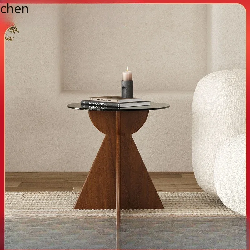 YFY Modern Simple Small Coffee Table Tempered Glass Solid Wood Round Side Cabinet Living Room Sofa Corner Table
YFY Modern Simple Small Coffee Table Tempered Glass Solid Wood Round Side Cabinet Living Room Sofa Corner Table