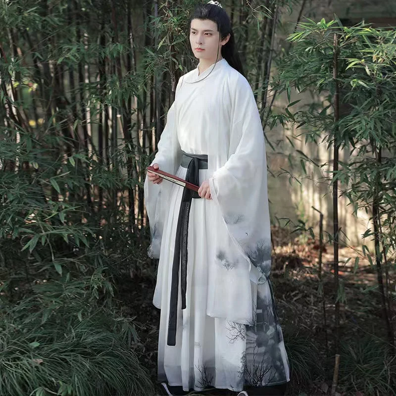 Ancient Printing Dyeing Hanfu Chinese Traditional Weijin Period Clothing Original Immortal Swordsman Men Cosplay Hanfu Dress Set
Ancient Printing Dyeing Hanfu Chinese Traditional Weijin Period Clothing Original Immortal Swordsman Men Cosplay Hanfu Dress Set