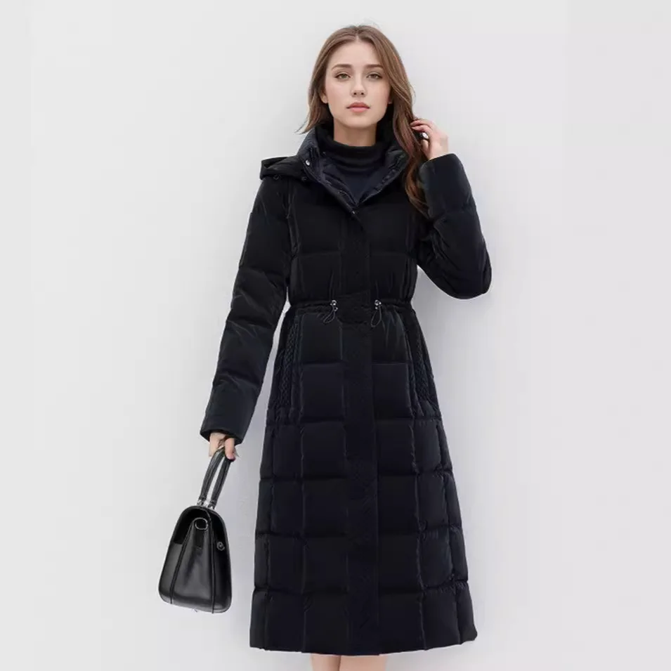 Demi-season Jacket For Women 2025 Female Hooded Stand Collar Warm Cotton Jacket Long Over-the-knee Female Padded Jacket Coats
Demi-season Jacket For Women 2025 Female Hooded Stand Collar Warm Cotton Jacket Long Over-the-knee Female Padded Jacket Coats