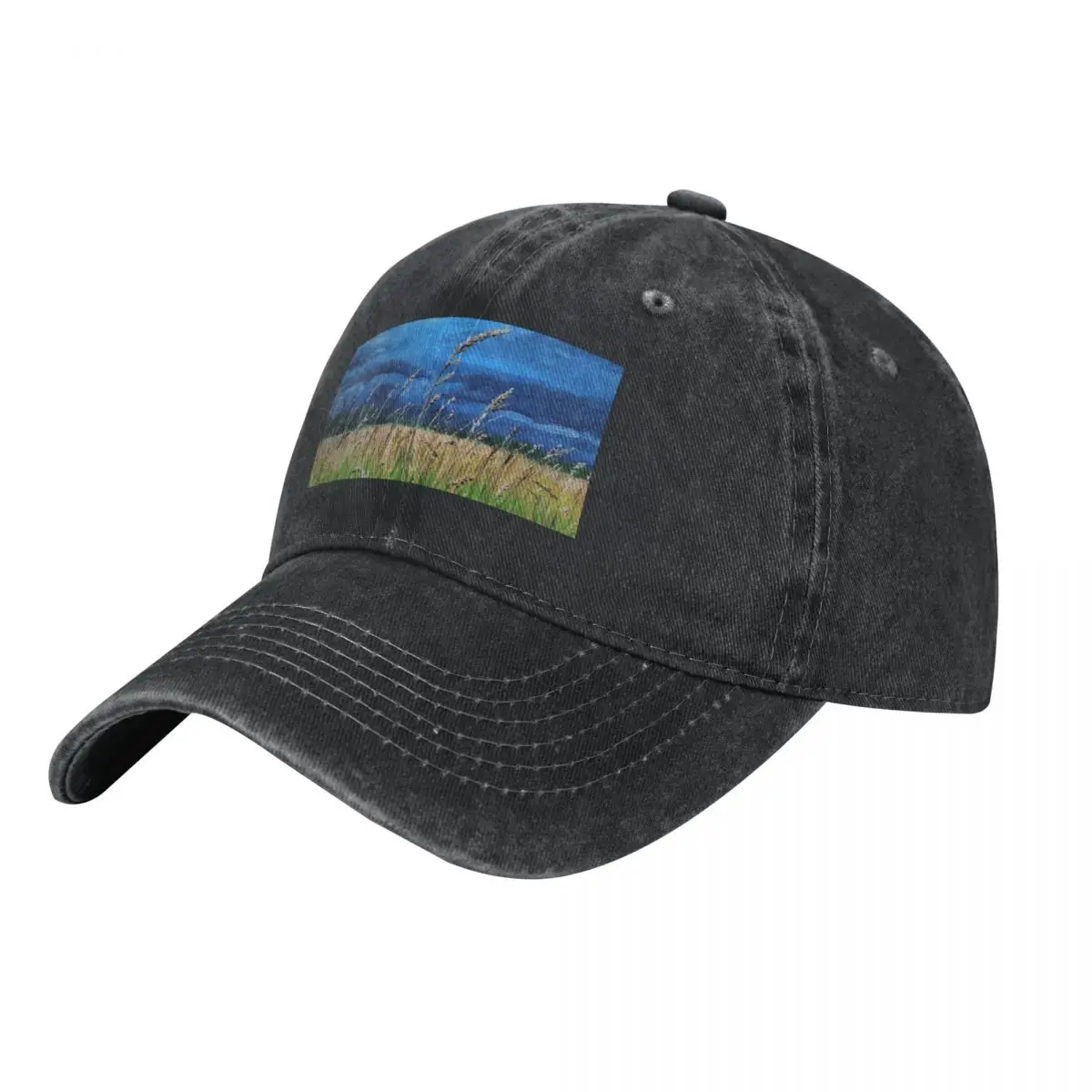 Wheatfield before a thunderstorm oil painting Baseball Cap Fishing cap summer hat Golf Ball Cap Women's Men's
Wheatfield before a thunderstorm oil painting Baseball Cap Fishing cap summer hat Golf Ball Cap Women's Men's