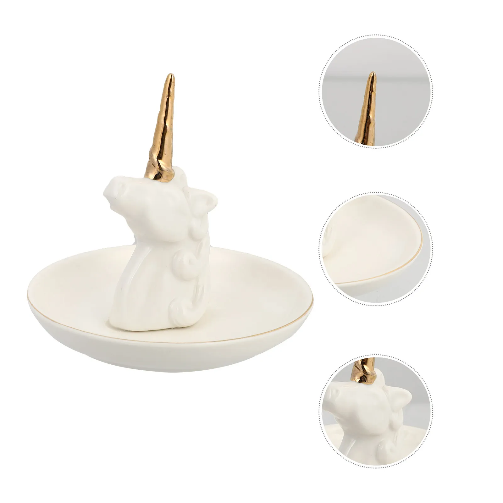 1Pcs Ceramic Unicorn Jewelry Tray for Rings Earrings Necklaces Bracelets Storage Organizer Display Stand Desk Decor Home Store
1Pcs Ceramic Unicorn Jewelry Tray for Rings Earrings Necklaces Bracelets Storage Organizer Display Stand Desk Decor Home Store