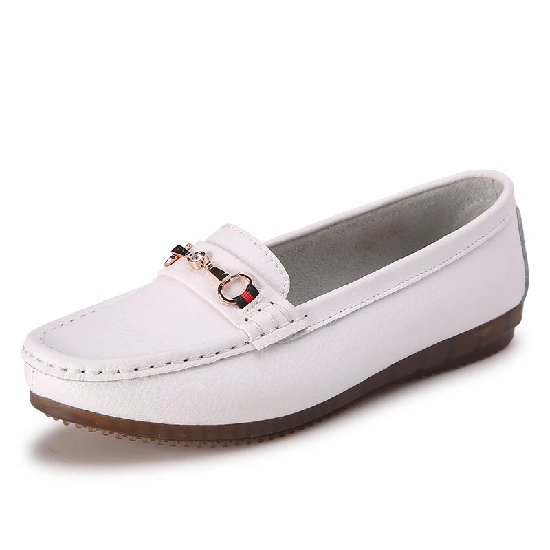 Spring and Summer Fashion Leather Low Heeled Lefse Buckskin Shoes Casual Shoes
Spring and Summer Fashion Leather Low Heeled Lefse Buckskin Shoes Casual Shoes