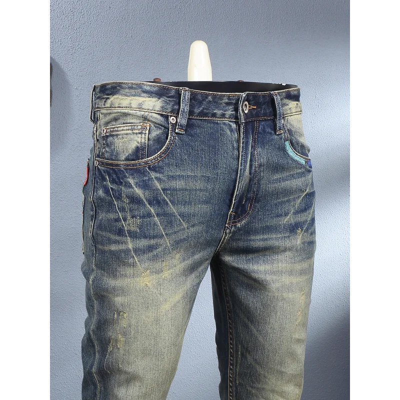 2025 autumn new washed retro vintage jeans men, elastic high street trendy small leg pants
2025 autumn new washed retro vintage jeans men, elastic high street trendy small leg pants