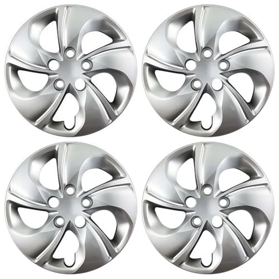 4-Pack Hubcaps Fit for 2006-2011 Honda Civic; Wheel Rim Covers Compatible with 2013-2015 Honda Civic 15'' Steel Wheel
4-Pack Hubcaps Fit for 2006-2011 Honda Civic; Wheel Rim Covers Compatible with 2013-2015 Honda Civic 15'' Steel Wheel