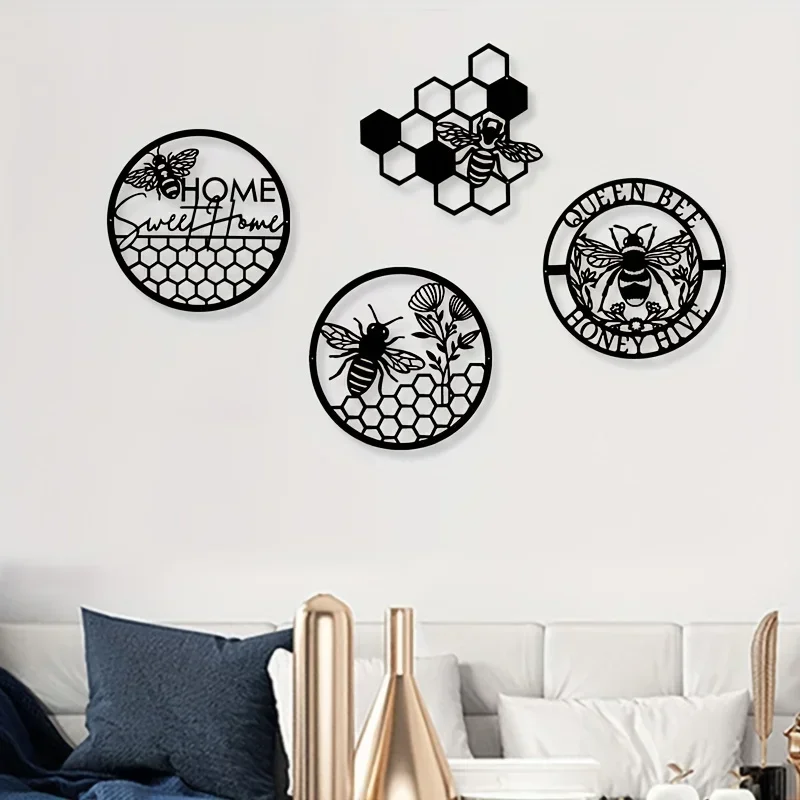 CIFBUY Decoration Metal Art Bee Shape Wall Mounted Decor Ornament Indoor Fashion Wall Hanging Decoration Restaurant Home Store
CIFBUY Decoration Metal Art Bee Shape Wall Mounted Decor Ornament Indoor Fashion Wall Hanging Decoration Restaurant Home Store