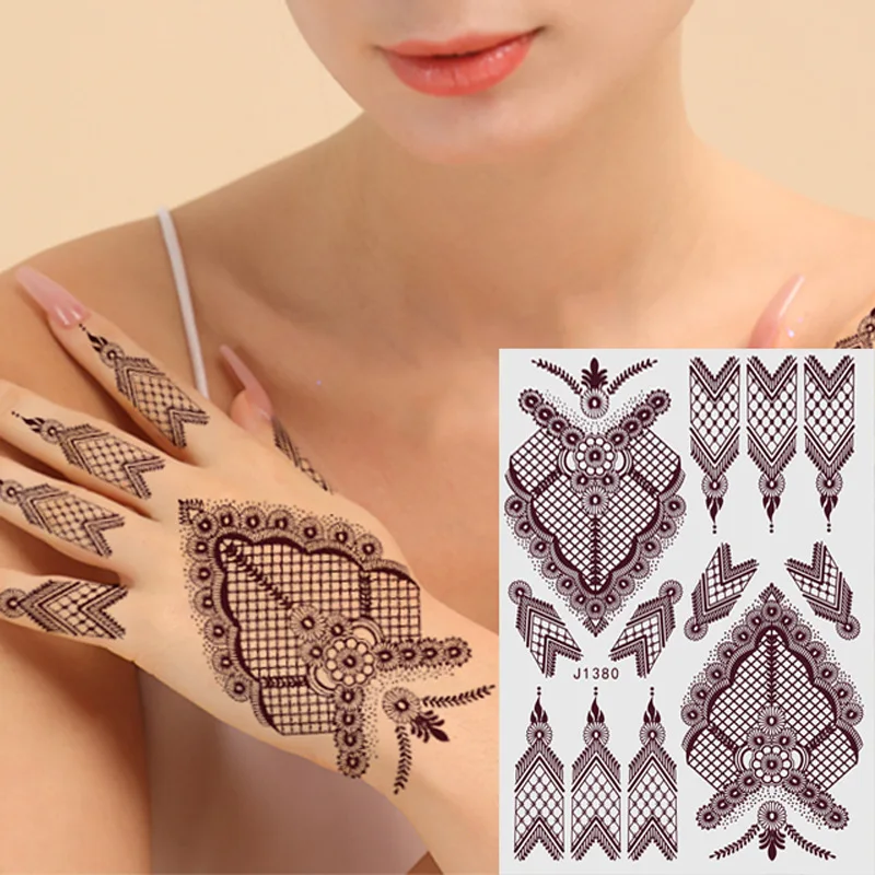 Temporary Tattoos Henna Tattoo For Fashion Accessory Women Hand And Foot Decor
Temporary Tattoos Henna Tattoo For Fashion Accessory Women Hand And Foot Decor