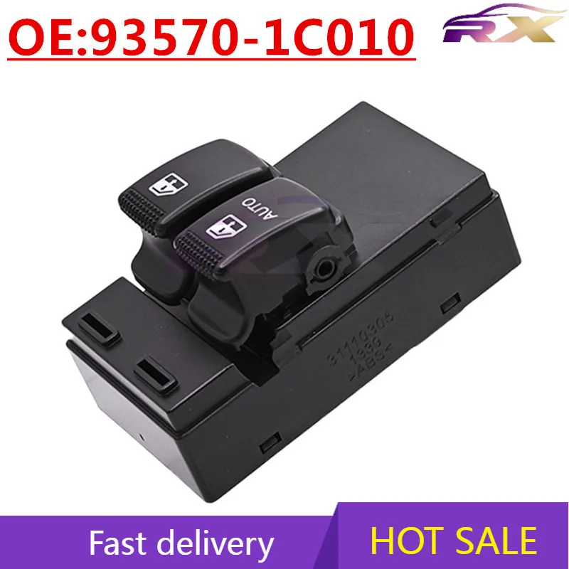 OEM:93570-1C010 Suitable For 2002-2006 Hyundai Matrix Automobile Powered Windows and Glass Lifter Switch
OEM:93570-1C010 Suitable For 2002-2006 Hyundai Matrix Automobile Powered Windows and Glass Lifter Switch