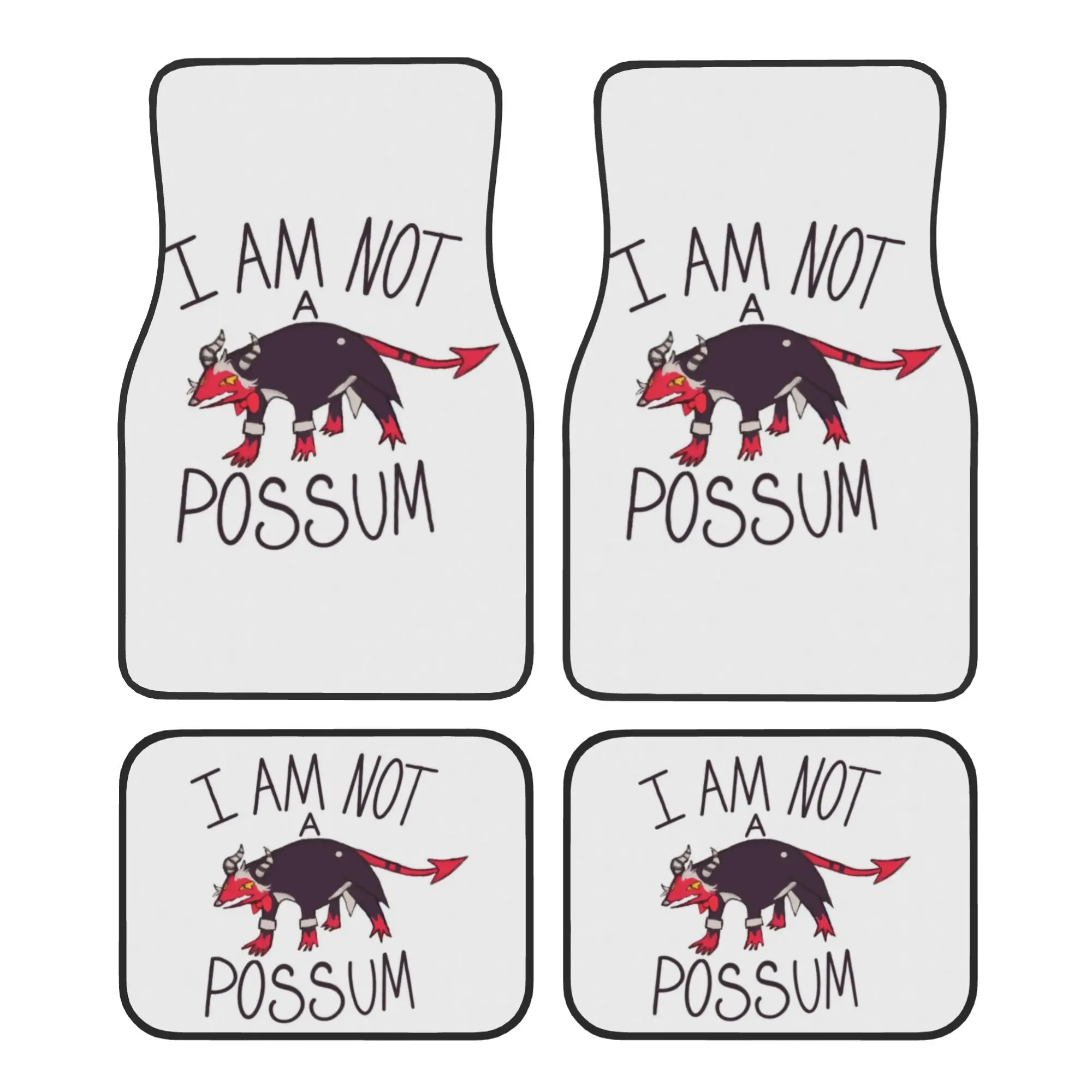 I'm Not A Boss Cartoon POSSUM Helluva Boss Car Floor Mats of 4 Pieces Crystal Velvet Universal Car Front Rear Carpets Foot Mats
I'm Not A Boss Cartoon POSSUM Helluva Boss Car Floor Mats of 4 Pieces Crystal Velvet Universal Car Front Rear Carpets Foot Mats