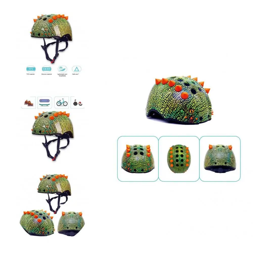 Delicate High Hardness EPS Dinosaur High-level Protection Children Safety Helmet Balance Car Helmet Kids Bike Helmet
Delicate High Hardness EPS Dinosaur High-level Protection Children Safety Helmet Balance Car Helmet Kids Bike Helmet