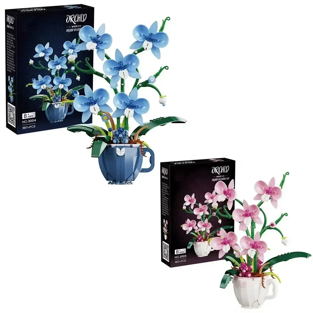 New Flowers Bouquet Flower 567PCS Building Blocks Set Block Bonsai Plant Model Bricks Romantic DIY Valentine's Day Birthday Gift
New Flowers Bouquet Flower 567PCS Building Blocks Set Block Bonsai Plant Model Bricks Romantic DIY Valentine's Day Birthday Gift