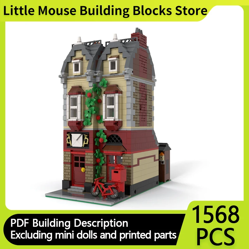City Street View Model MOC Building Bricks Old Post Office Modular Technology Gifts Holiday Assemble Children Toys Suit
City Street View Model MOC Building Bricks Old Post Office Modular Technology Gifts Holiday Assemble Children Toys Suit