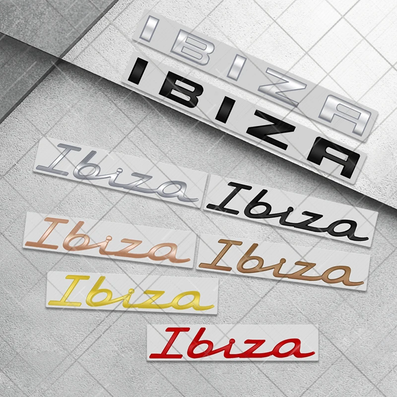 Metal 3D For Ibiza Logo Matte Copper FR New And Old Styles Car Styling Rear Trunk Letter Emblem Sticker Auto Accessories
Metal 3D For Ibiza Logo Matte Copper FR New And Old Styles Car Styling Rear Trunk Letter Emblem Sticker Auto Accessories
