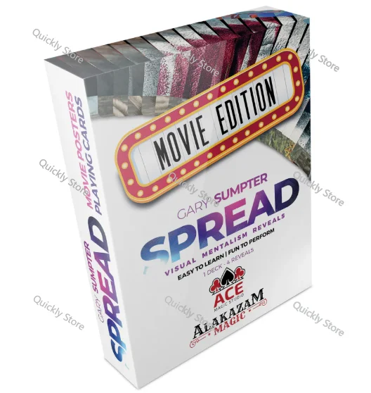 Spread Movie Edition от Gary Sumpter Волшебные трюки (мгновенная загрузка) Быстрая отправка
Spread Movie Edition от Gary Sumpter Волшебные трюки (мгновенная загрузка) Быстрая отправка