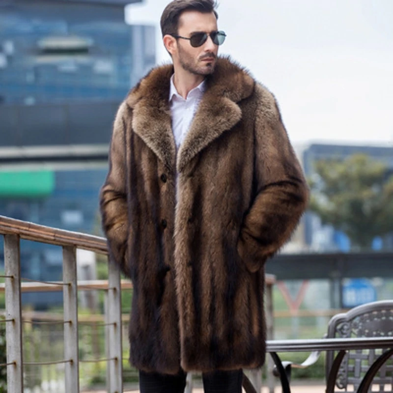 2022 Trendy New Faux Fur Long Coat Casual Men's Imitation Mink Suit Collar Elegant Luxury Winter Warm Stylish Jacket Trench
2022 Trendy New Faux Fur Long Coat Casual Men's Imitation Mink Suit Collar Elegant Luxury Winter Warm Stylish Jacket Trench