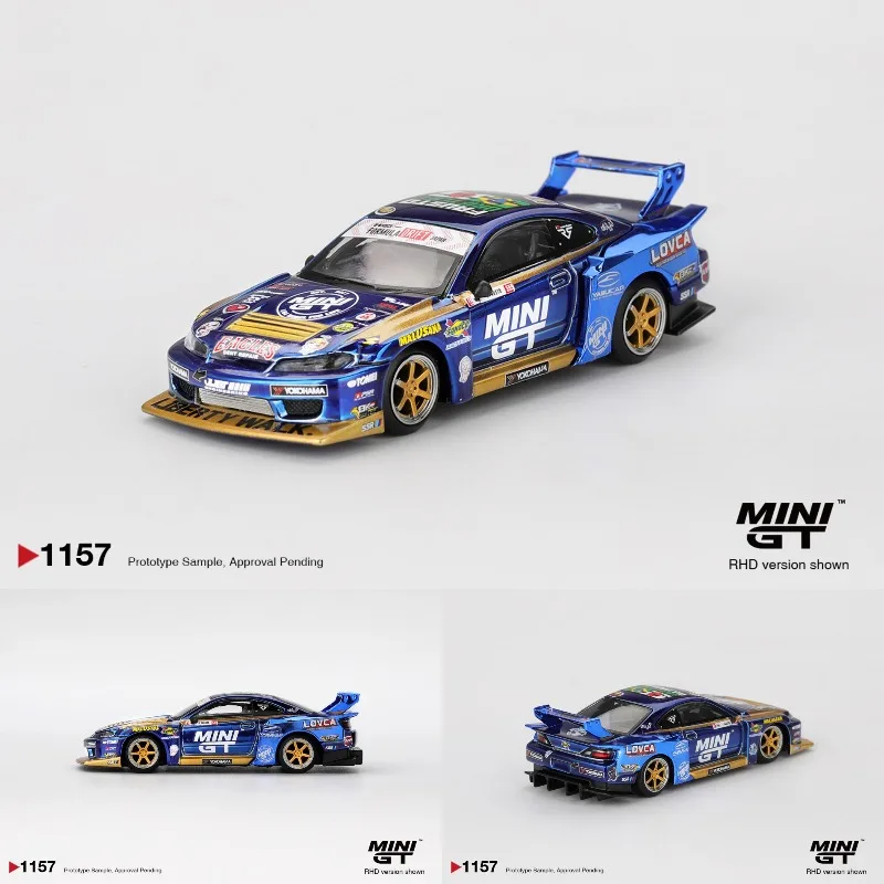 MINI GT 1:64 Nissan LB-Super Silhouette S15 SILVIA Cast Alloy Model Car, a gift for a friend, an adult collection piece.
MINI GT 1:64 Nissan LB-Super Silhouette S15 SILVIA Cast Alloy Model Car, a gift for a friend, an adult collection piece.
