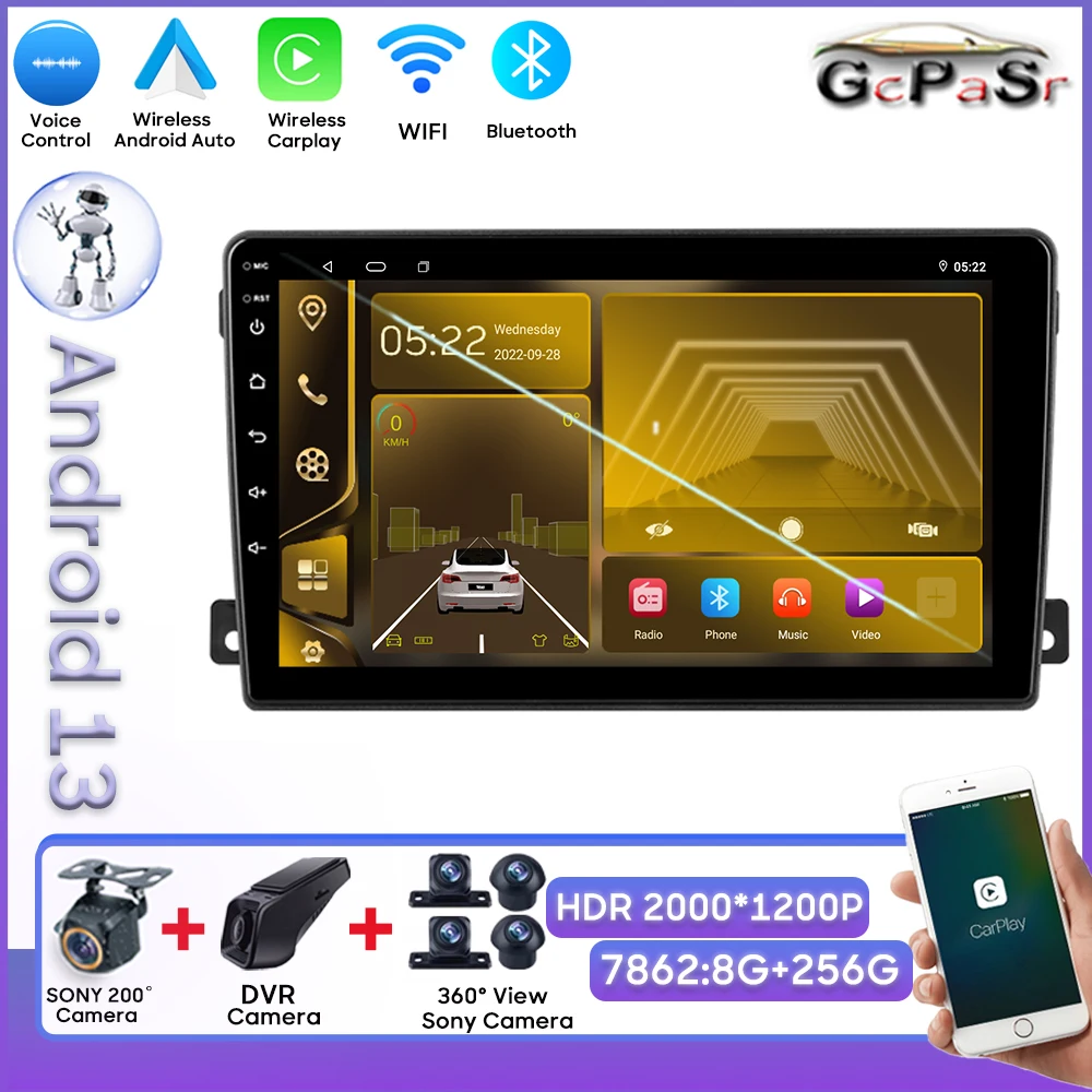 Car Radio For Ford C-MAX 2003 - 2010 GPS Navigation Multimedia Player DSP Wifi BT 5G Carplay Bluetooth 8 Core Rear Camera 7862
Car Radio For Ford C-MAX 2003 - 2010 GPS Navigation Multimedia Player DSP Wifi BT 5G Carplay Bluetooth 8 Core Rear Camera 7862