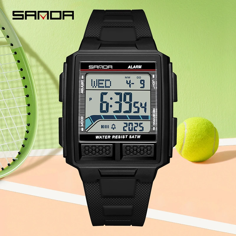 SANDA 2212 Youth Sports Electronic Watch Waterproof Countdown Stopwatch Night Light Alarm Clock Men's Digital Watch reloj hombre
SANDA 2212 Youth Sports Electronic Watch Waterproof Countdown Stopwatch Night Light Alarm Clock Men's Digital Watch reloj hombre
