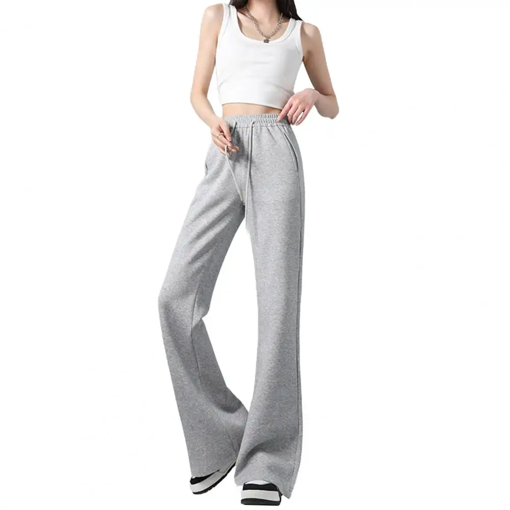 Elastic High Waist Casual Solid Pants Spring Autumn Women's Clothing Simplicity Pockets Straight Trousers for Female
Elastic High Waist Casual Solid Pants Spring Autumn Women's Clothing Simplicity Pockets Straight Trousers for Female