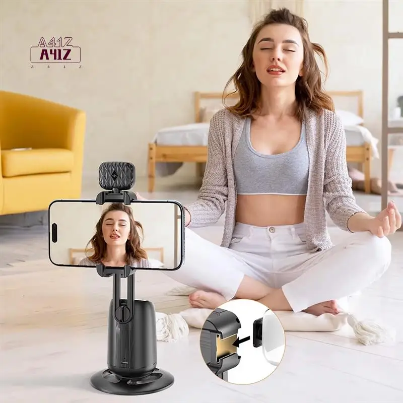 A41Z-P05 AI Follow Gimbal, вращение на 360°, стабилизатор для отслеживания лица, съемка, портативный настольный держатель для мобильного телефона для живого/фото
A41Z-P05 AI Follow Gimbal, вращение на 360°, стабилизатор для отслеживания лица, съемка, портативный настольный держатель для мобильного телефона для живого/фото
