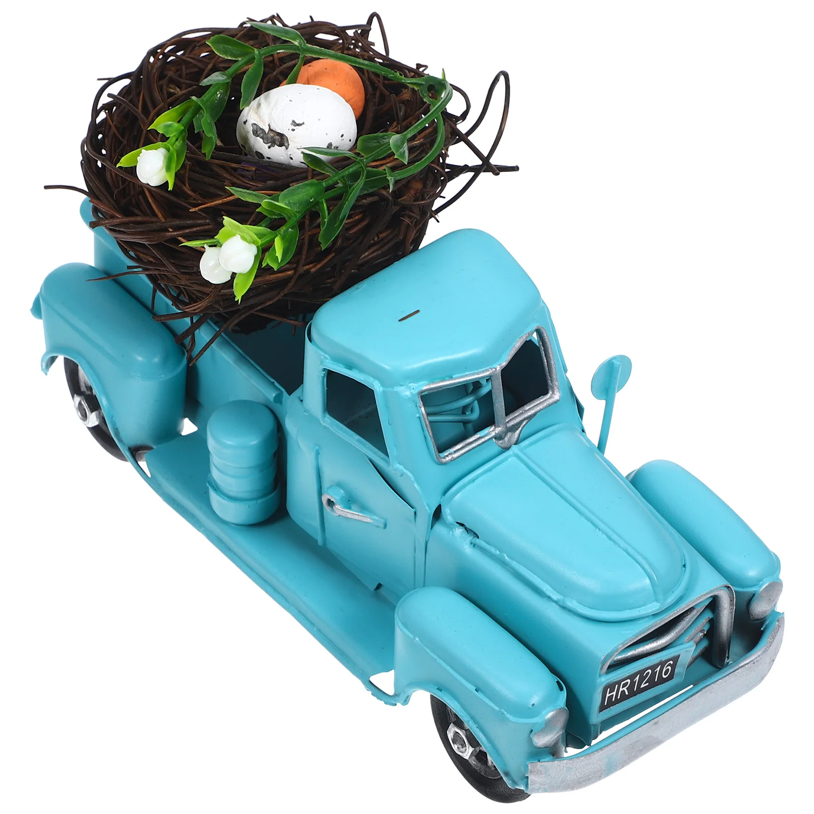 Truck Ornaments Cars Easter Decorations Desktop Signs Metal with Bird Nest Home Elderly Spring Centerpieces for Tables
Truck Ornaments Cars Easter Decorations Desktop Signs Metal with Bird Nest Home Elderly Spring Centerpieces for Tables