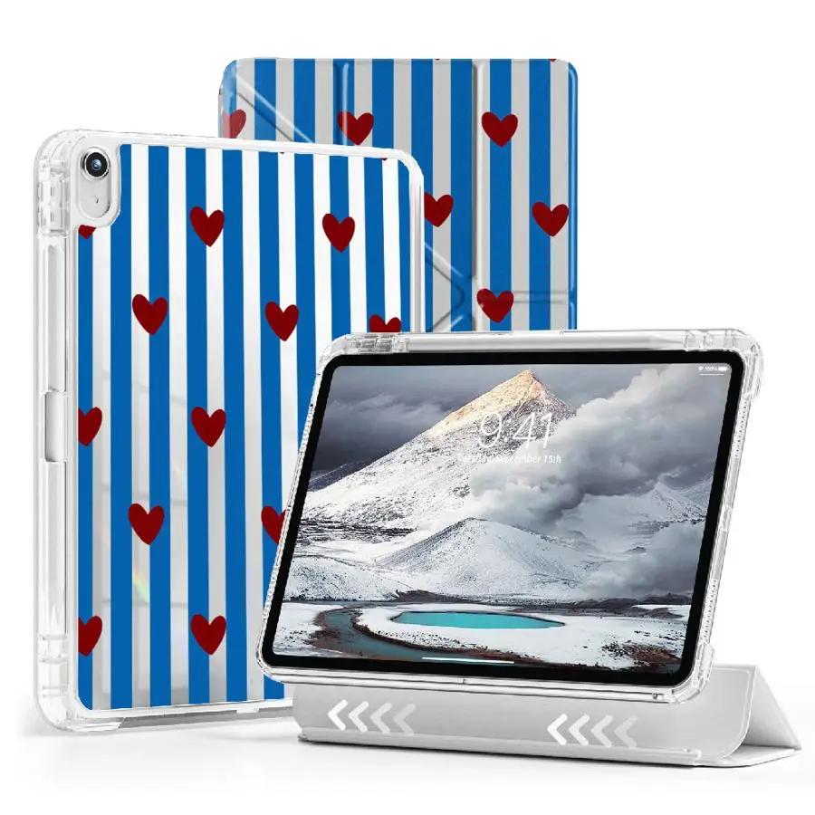 Cartoon Stripe Love Heart Holder Cover Tablet Case For iPad Mini 6 7 Air 4 5 M3 M2 M4 11inch 11th 10th 9th 8th 7th 12.9inch Pro
Cartoon Stripe Love Heart Holder Cover Tablet Case For iPad Mini 6 7 Air 4 5 M3 M2 M4 11inch 11th 10th 9th 8th 7th 12.9inch Pro