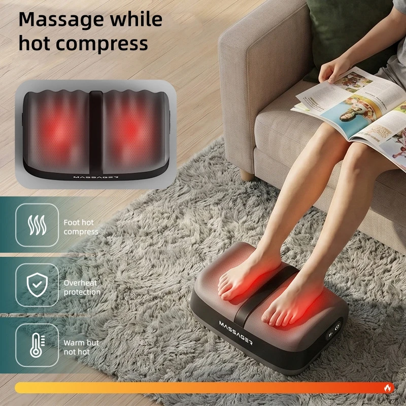 Electric Foot Massager with Kneading Shiatsu Heated Calf Feet Massage Therapeutic Rolling Improve Legs Blood Muscle Relaxation
Electric Foot Massager with Kneading Shiatsu Heated Calf Feet Massage Therapeutic Rolling Improve Legs Blood Muscle Relaxation