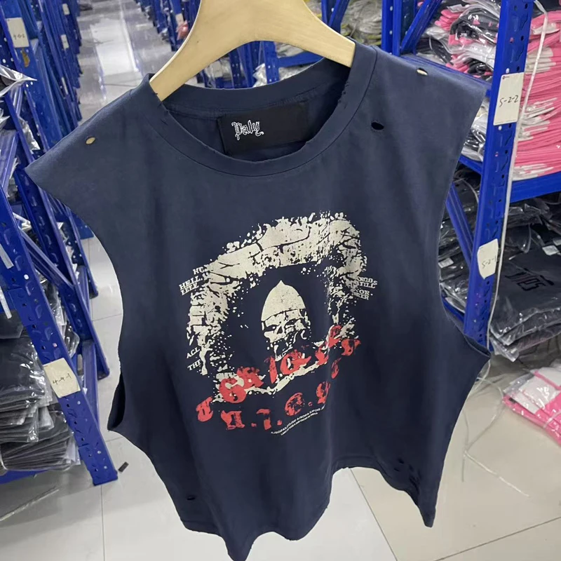 Новый жилет PALY American High Street в стиле хип-хоп, уличная брендовая футболка с принтом черепа Paly Do Old, футболка с круглым вырезом
Новый жилет PALY American High Street в стиле хип-хоп, уличная брендовая футболка с принтом черепа Paly Do Old, футболка с круглым вырезом