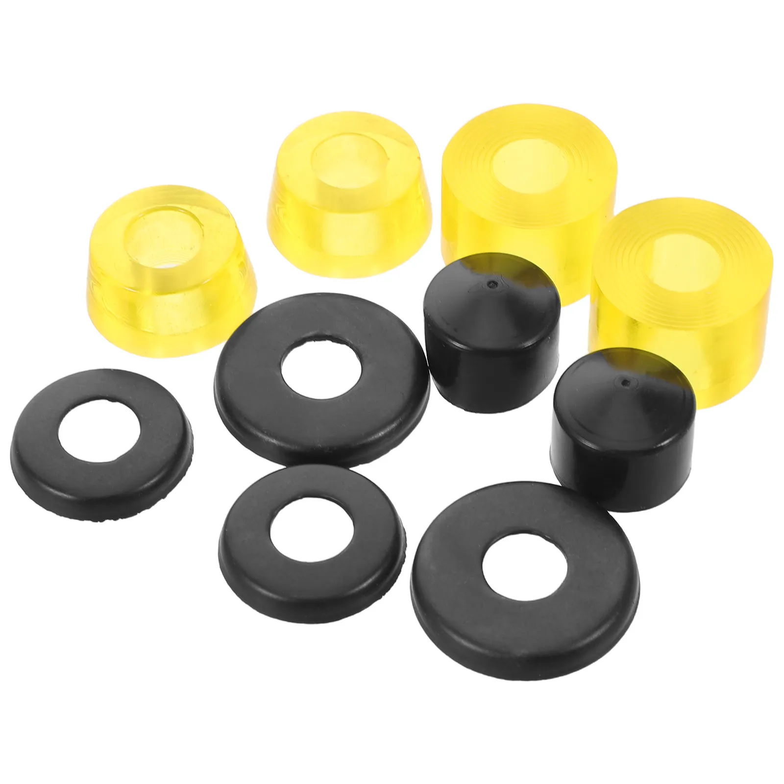 1Set Skateboard Bushings Shock Absorbing Pads Longboard Truck Replacement Pivot Cups Washer Rebuild Skate Hardware Kit Outdoor
1Set Skateboard Bushings Shock Absorbing Pads Longboard Truck Replacement Pivot Cups Washer Rebuild Skate Hardware Kit Outdoor